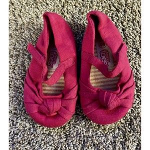 Teeny Toes (Baby) Pink Ballet Flats Size 4W